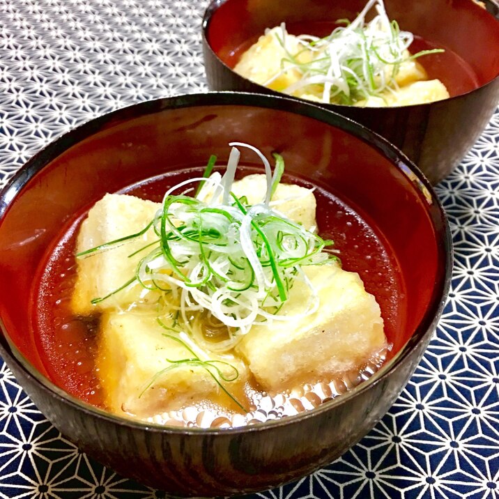 居酒屋の味！揚げ出し豆腐